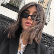 zeroUV Women's Small Retro True Vintage Cat Eye Sunglasses C661 Sunglasses Dark Slate Gray Black Smoke,Tortoise Smoke