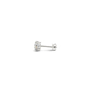Bids.com 1/2 cttw Lab Grown Round Diamond Stud Earrings 14k White Gold (G/VS2) Earrings White Smoke White Gold