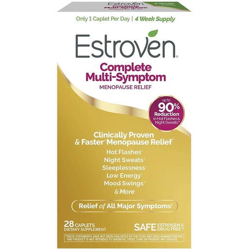 Estroven Estroven Caplets Complete Multi Symptom Menopause Relief Health & Beauty White Smoke