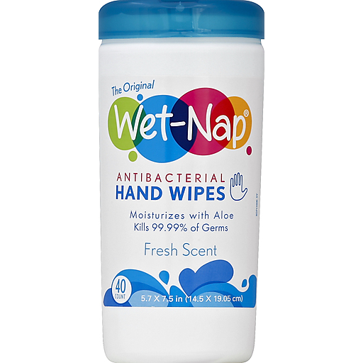 Wet Nap Wet Nap Anti-Bac Cannister - Fresh Scent 40 Hand Sanitizers & Wipes Lavender