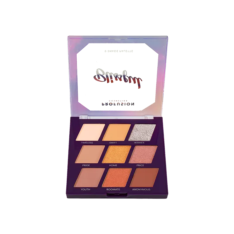 Profusion Cosmetics Euphoric Glam | Blissful 9-Shade Palette Eyes Black Blissful