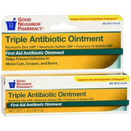 0 GNP Triple Antibiotic Ointment 1oz EACH First Aid White Smoke