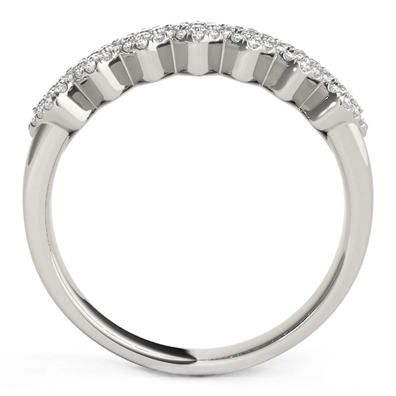 Bids.com Diamond Studded Wide Multi-Diagonal Pattern Ring in 14k White Gold (5/8 cttw) Rings White Smoke 3 / White Gold,3.5 / White Gold,4 / White Gold,4.5 / White Gold,5 / White Gold,5.5 / White Gold,6 / White Gold,6.5 / White Gold,7 / White Gold,7.5 / White Gold,8 / White Gold,8.5 / White Gold,9 / White Gold