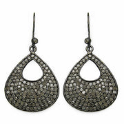 Bids.com 3.03 Carat Genuine Diamond .925 Sterling Silver Earrings Earrings White Smoke