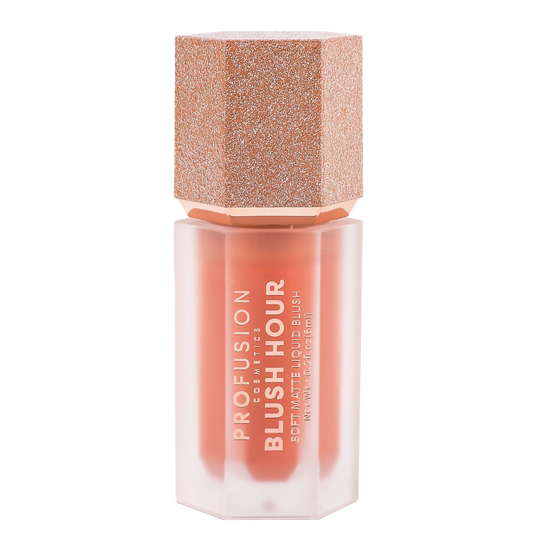 Profusion Cosmetics Blush Hour | Soft Matte Liquid Blush Face Rosy Brown Mai Tai