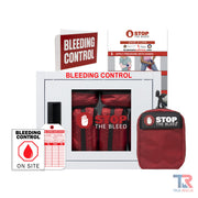 True Rescue STB Package - California AB 2260 Compliant (6 Kits) Bleeding Control Bundles Brown Standard (C-A-T Gen 7 Tourniquet) / Small Non-Alarmed Cabinet & Wall Sign,Standard (SAM XT Tourniquet) / Small Non-Alarmed Cabinet & Wall Sign,Intermediate (C-A-T Gen 7  Tourniquet) / Small Non-Alarmed Cabinet & Wall Sign,Intermediate (SAM XT Tourniquet)