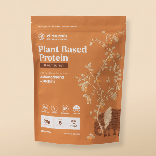 Elements Truffles Plant Based Protein Powder: Peanut Butter (21 Servings) Protein Chocolate
