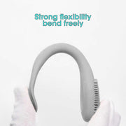 ZAQ Skin & Body Hugz Silicone Cleansing Brush and Spatula Applicator White Smoke Green,Grey