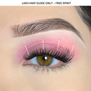 Pink Purée Free Spirit Multi-Pack DIY Lashes Wheat
