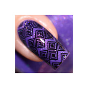 UberChic Beauty Collection 20 Stamping Plate Dark Slate Blue