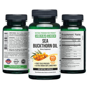 SiberianGreen.com Pure Sea Buckthorn Oil Capsules – Max Potency for Optimal Health Cooking Oils White Smoke
