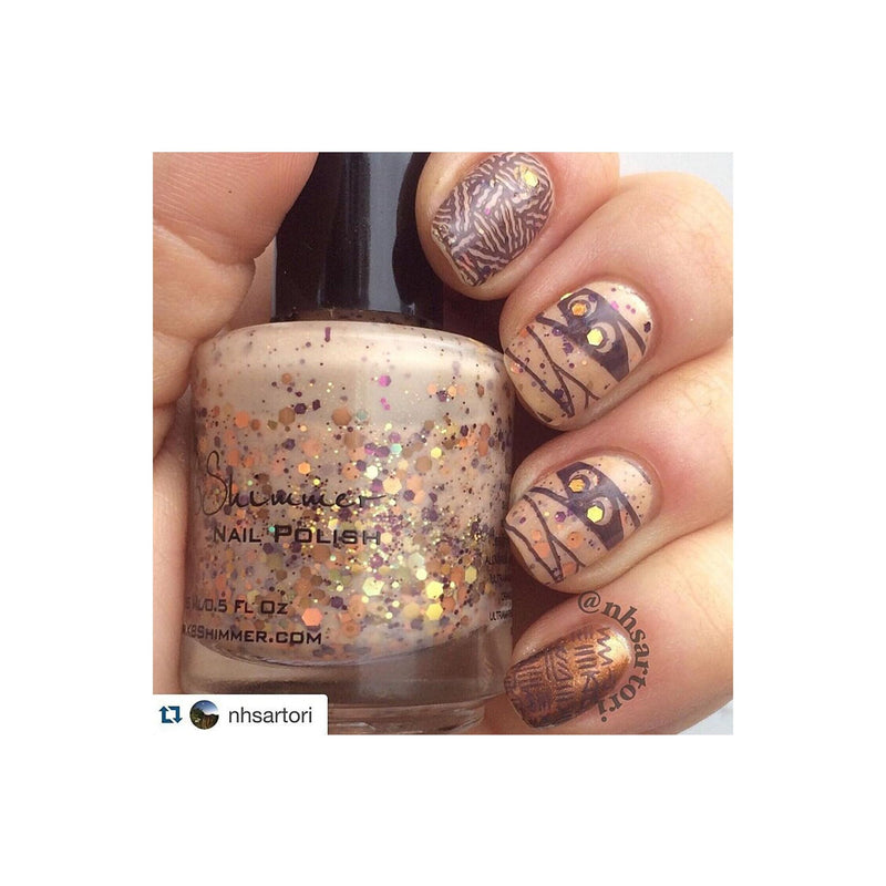 UberChic Beauty Out of Africa-01 Stamping Plate Rosy Brown