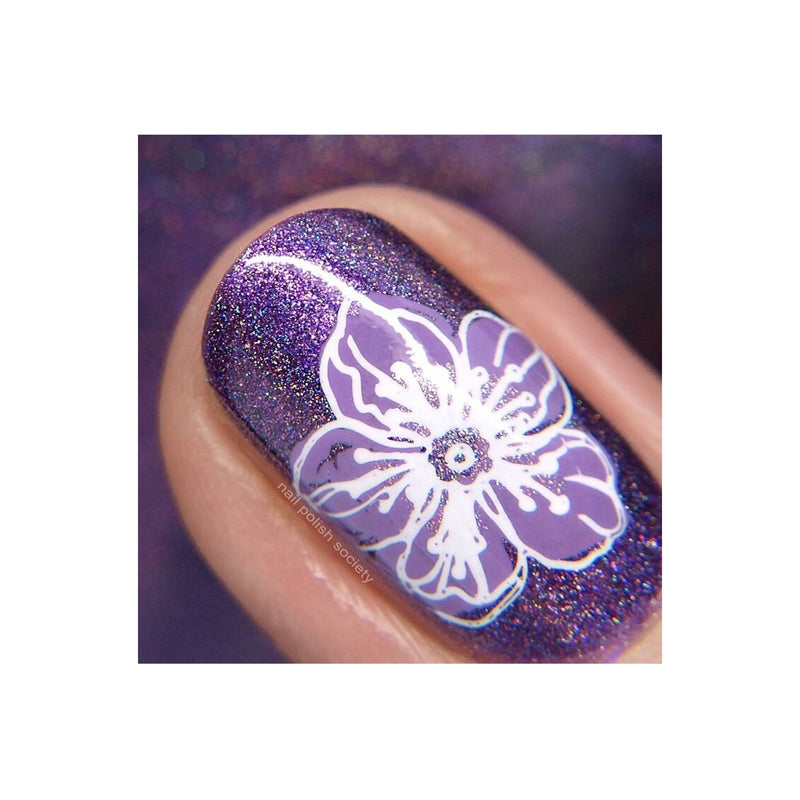UberChic Beauty Collection 28 Stamping Plate Dim Gray