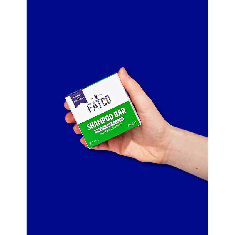 FATCO Skincare Products Shampoo Bar Dark Blue