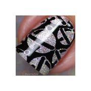 UberChic Beauty Happy Christmas, (Christmas-04) Stamping Plate Dim Gray