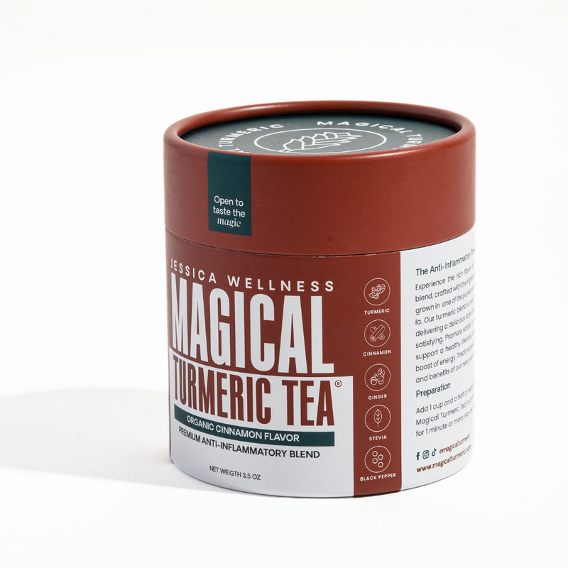 Jessica Wellness Shop Magical Turmeric Tea Cinnamon Light Gray