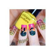 UberChic Beauty Mermaid Life Stamping Plate Dark Khaki