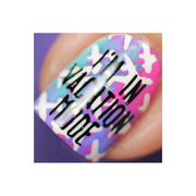 UberChic Beauty Vacation Mode Stamping Plate Rosy Brown