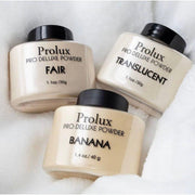 Prolux Cosmetics Pro Deluxe Powder : Banana SETTING POWDER Light Gray