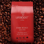 Lifeboost Coffee Embolden Dark Roast Dark Roast Black Whole Bean / 1,Whole Bean / 3,Whole Bean / 6,Ground / 1,Ground / 3,Ground / 6,Go Bags / 1,Go Bags / 3,Go Bags / 6