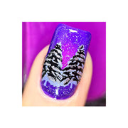 UberChic Beauty Holiday Jingle, (Christmas-03) Stamping Plate Dark Orchid