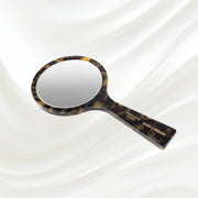 KOH-I-NOOR Beauty USA Luxury Hand Mirror - Garden Green Acetate with German Glass Mirror Lavender