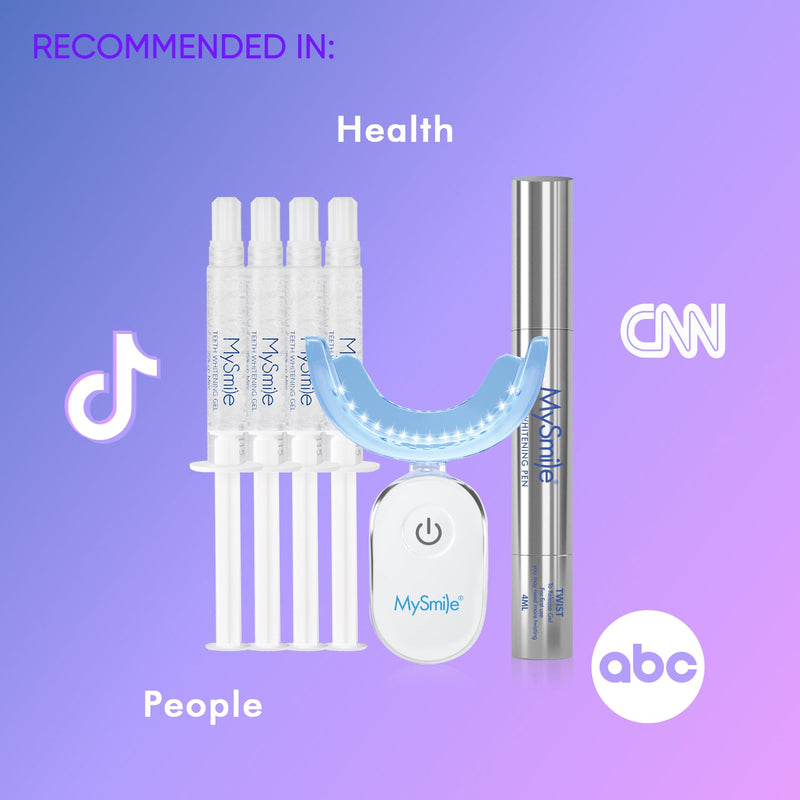 MySmile Ultimate 28X Teeth Whitening Kit with LED Light Teeth Whitening Medium Purple