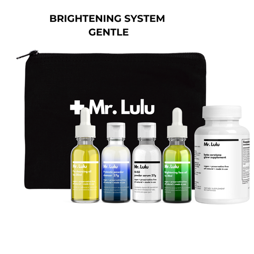 Mr. Lulu Skincare Brightening System - gentle White Smoke Oily / Combination skin