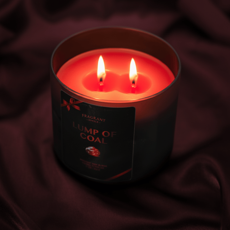 Fragrant Jewels Lump of Coal - Jewel Candle Jewel Candle Black Ring / 5,Ring / 6,Ring / 7,Ring / 8,Ring / 9,Ring / 10