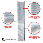 Warren London Cool Cat Comb Pet Combs & Brushes White Smoke