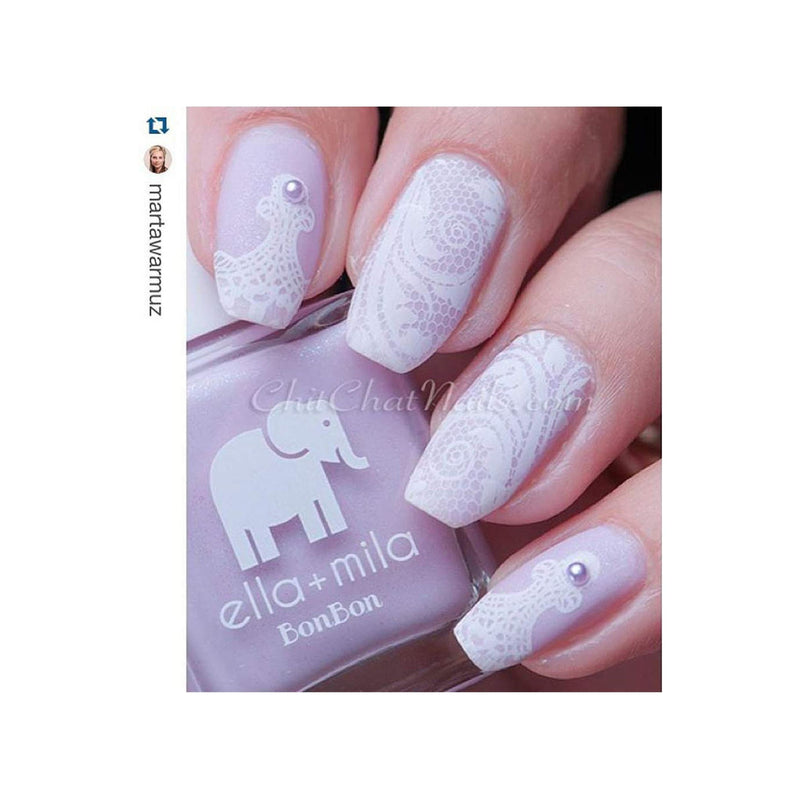 UberChic Beauty Love and Marriage-01 Stamping Plate Dark Gray