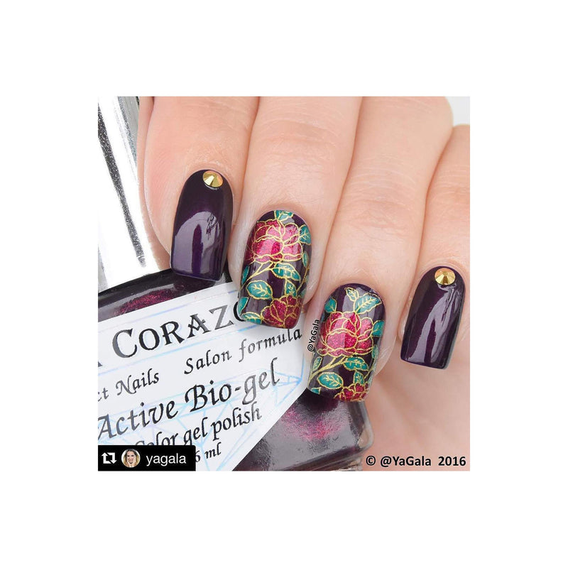 UberChic Beauty Far East-02 Stamping Plate Gray
