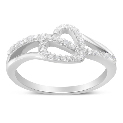 Bids.com .925 Sterling Silver 1/8 Cttw Diamond Open Heart Leaf Curvy Bypass Accent Fashion or Promise Ring (I-J Color, I2-I3 Clarity) - Size 6 Rings White Smoke 7 / White.Sterling Silver,8 / White.Sterling Silver,7.75 / White.Sterling Silver,7.5 / White.Sterling Silver,7.25 / White.Sterling Silver,6.75 / White.Sterling Silver,6.5 / White.Sterling Silver,6.25 / White.Sterling Silver,6 / White.Sterling Silver
