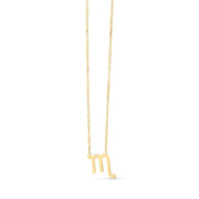 Bids.com 14K Yellow Gold Scorpio Necklace Necklaces White Smoke 18 / Yellow Gold
