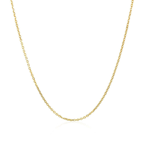 Bids.com 10k Yellow Gold Cable Chain 1.1mm Necklaces White Smoke 16 / Yellow Gold,18 / Yellow Gold,20 / Yellow Gold,One / Yellow Gold