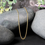 Bids.com 14k Yellow Gold Round Wheat Chain 1.0mm Necklaces Black 16 / Yellow Gold,18 / Yellow Gold,20 / Yellow Gold,24 / Yellow Gold,One / Yellow Gold