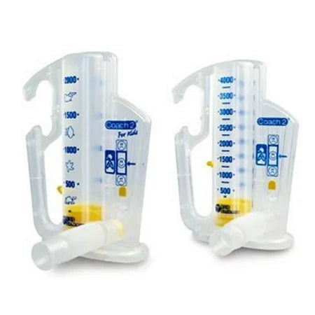 Smiths Medical Smiths Medical Coach 2 Incentive Spirometer Pediatric Respiratory Care White Smoke