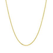Bids.com 14k Yellow Gold Diamond Cut Cable Link Chain 1.4mm Necklaces White Smoke 16 / Yellow Gold,18 / Yellow Gold,20 / Yellow Gold,24 / Yellow Gold,One / Yellow Gold