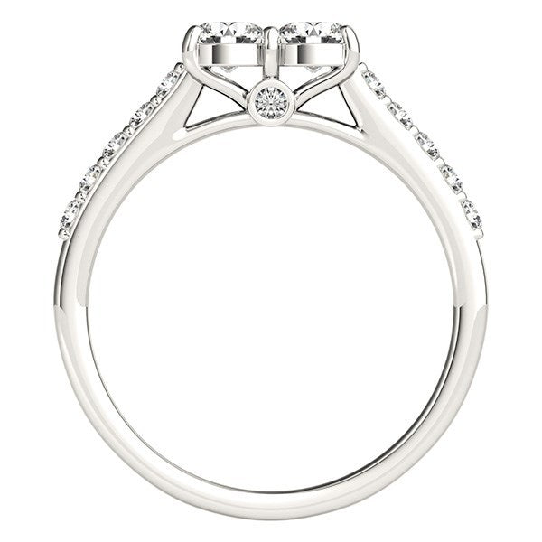 Bids.com 14k White Gold Round Two Stone Diamond Ring (3/4 cttw) Rings White Smoke 3 / White Gold,3.5 / White Gold,4 / White Gold,4.5 / White Gold,5 / White Gold,5.5 / White Gold,6 / White Gold,6.5 / White Gold,7 / White Gold,7.5 / White Gold,8 / White Gold,8.5 / White Gold,9 / White Gold