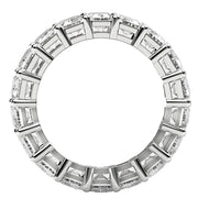 Bids.com Emerald Cut Lab Grown Diamond Eternity Ring in 14k White Gold (8 cttw FG/VS2) Rings White Smoke 4 / White Gold,4.5 / White Gold,5 / White Gold,5.5 / White Gold,6 / White Gold,6.5 / White Gold,7 / White Gold,7.5 / White Gold,8 / White Gold,8.5 / White Gold,9 / White Gold