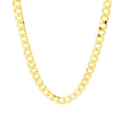 Bids.com 5.7mm 14k Yellow Gold Solid Curb Chain Necklaces White Smoke 20 / Yellow Gold,22 / Yellow Gold,24 / Yellow Gold,30 / Yellow Gold