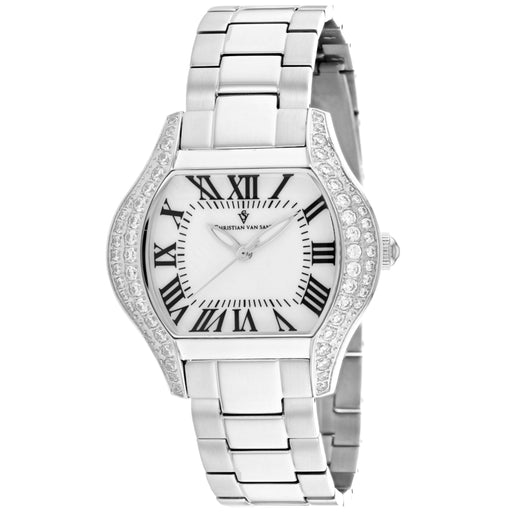 Bids.com Christian Van Sant Women's Bianca Watches White Smoke