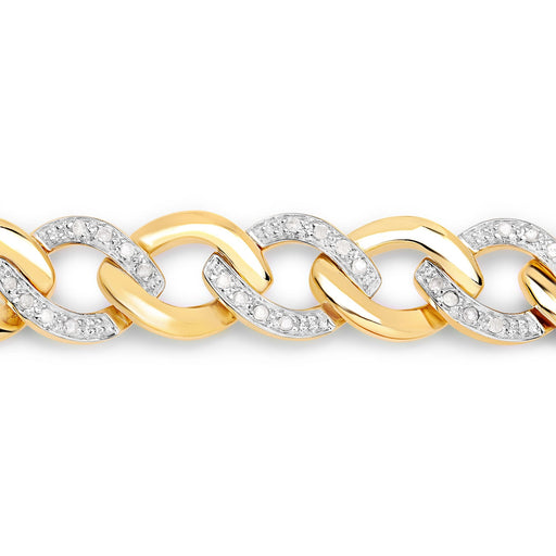 Bids.com 0.70 Carat Genuine White Diamond .925 Sterling Silver Bracelet Bracelets Seashell size 7.50,size 7.75,size 7.00,size 7.25