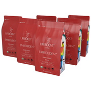 Lifeboost Coffee Embolden Dark Roast Dark Roast Brown Whole Bean / 6