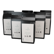 Lifeboost Coffee Half Caff Decaf Roast Gray Whole Bean / 6,Ground / 6