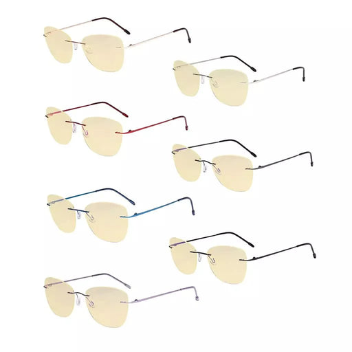 eyekeeper.com 7 Pack Cat-eye Blue Light Blocking Reading Glasses TMWK9902 Eyeglasses White Smoke 7 Pairs Mix / without magnification,7 Pairs Mix / +0.50,7 Pairs Mix / +1.00,7 Pairs Mix / +1.25,7 Pairs Mix / +1.50,7 Pairs Mix / +1.75,7 Pairs Mix / +2.00,7 Pairs Mix / +2.25,7 Pairs Mix / +2.50,7 Pairs Mix / +3.00,7 Pairs Mix / +3.50