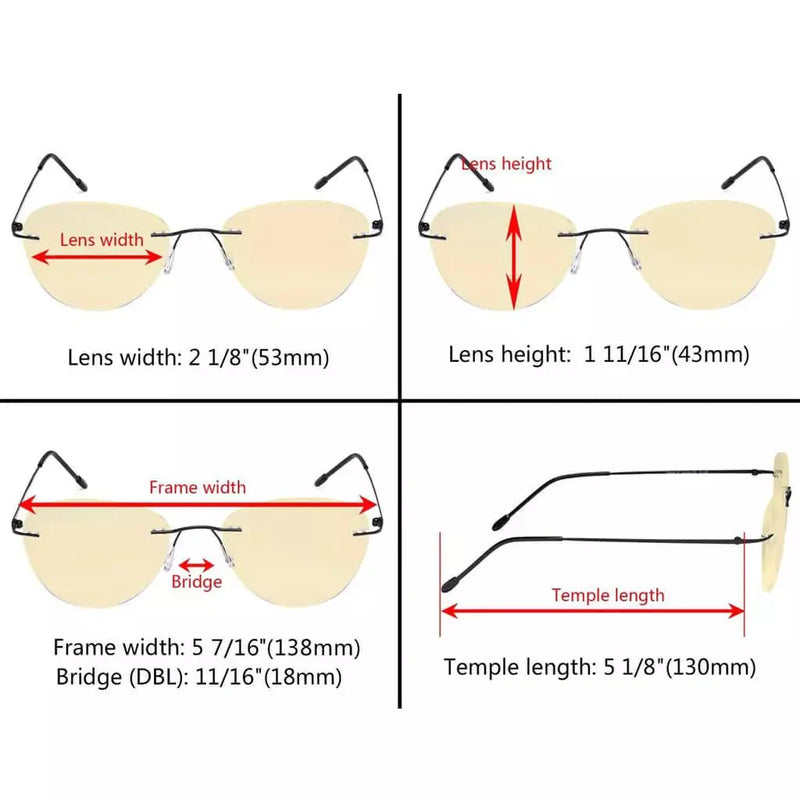 eyekeeper.com 7 Pack Rimless Blue Light Blocking Reading Glasses TMWK9901B Eyeglasses White Smoke 7 Pairs Mix / without magnification,7 Pairs Mix / +0.50,7 Pairs Mix / +1.00,7 Pairs Mix / +1.25,7 Pairs Mix / +1.50,7 Pairs Mix / +2.00,7 Pairs Mix / +2.50,7 Pairs Mix / +3.00,7 Pairs Mix / +3.50