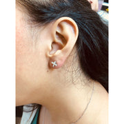 Bids.com 14K White Gold 1/2 Cttw Marquise Diamond 8 Stone Floral Leaf Stud Earrings (H-I Color, SI1-SI2 Clarity) Earrings Wheat White.Gold / 0.5,Yellow.Gold / 0.5,Yellow.Gold / 0.75