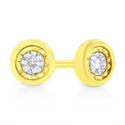 Bids.com 10K Yellow Gold Plated .925 Sterling Silver 1/10 Cttw Miracle-Set Diamond Circle Shape Stud Earrings (K-L Color, I2-I3 Clarity) Earrings White Smoke Yellow.Sterling Silver / 0.1 / Circle Shape,Yellow.Sterling Silver / 0.1 / Marquise Shape,Yellow.Sterling Silver / 0.1 / Pear Shape,Yellow.Sterling Silver / 0.1 / Cushion Shape,Yellow.Sterling Silver / 0.1 / Oval Shape,Yellow.Sterling Silver / 0.1 / Heart