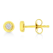 Bids.com 10K Yellow Gold Plated .925 Sterling Silver 1/10 Cttw Miracle-Set Diamond Circle Shape Stud Earrings (K-L Color, I2-I3 Clarity) Earrings White Smoke Yellow.Sterling Silver / 0.1 / Circle Shape,Yellow.Sterling Silver / 0.1 / Marquise Shape,Yellow.Sterling Silver / 0.1 / Pear Shape,Yellow.Sterling Silver / 0.1 / Cushion Shape,Yellow.Sterling Silver / 0.1 / Oval Shape,Yellow.Sterling Silver / 0.1 / Heart